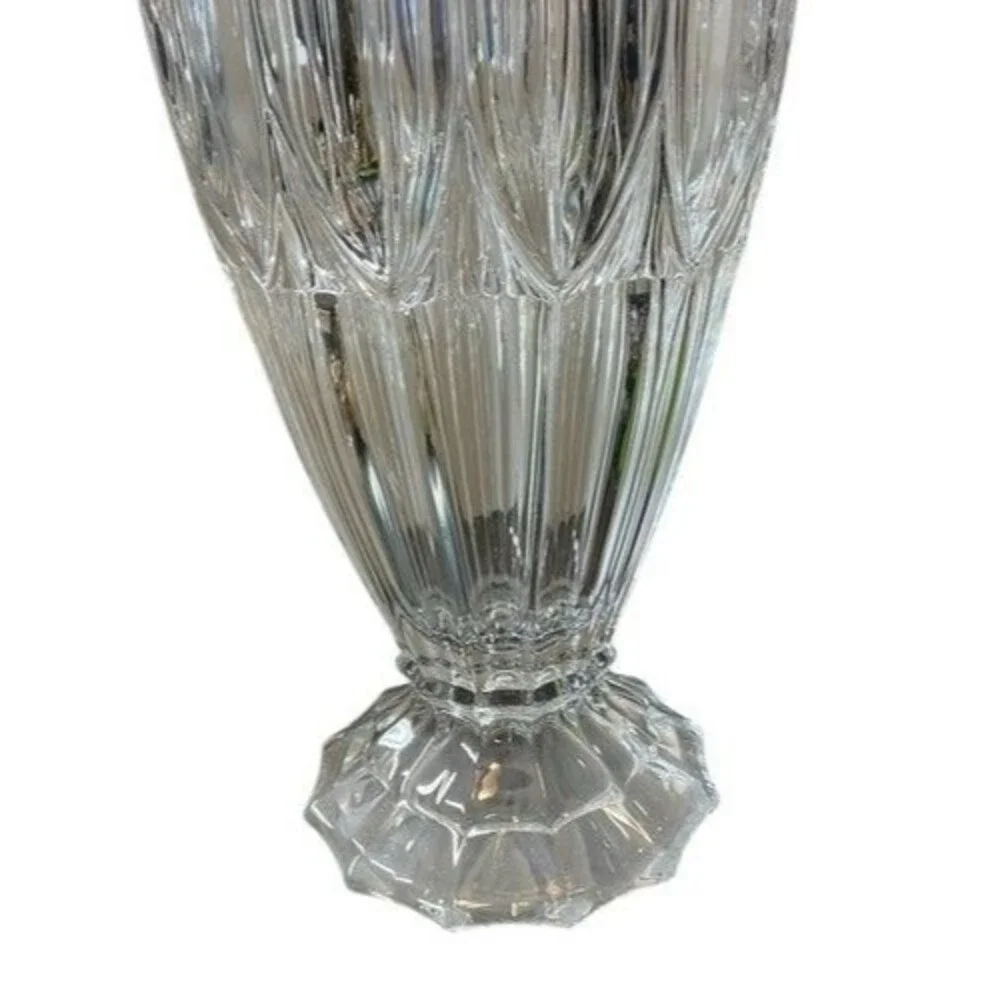 Shannon by Godinger Crystal 16” In Contessa Large Flower Stunning Vase 16